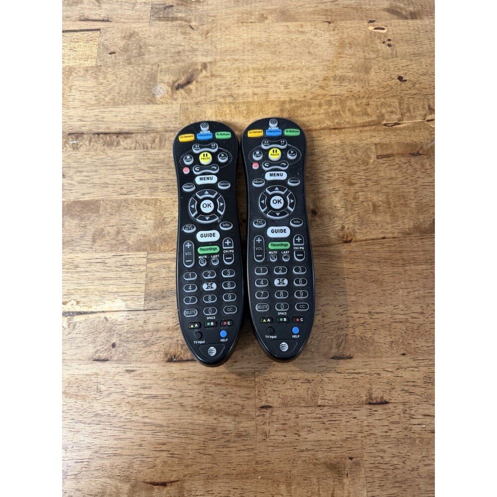 AT&T U-verse S30-S1A universal remote control Pair Lot Of two
